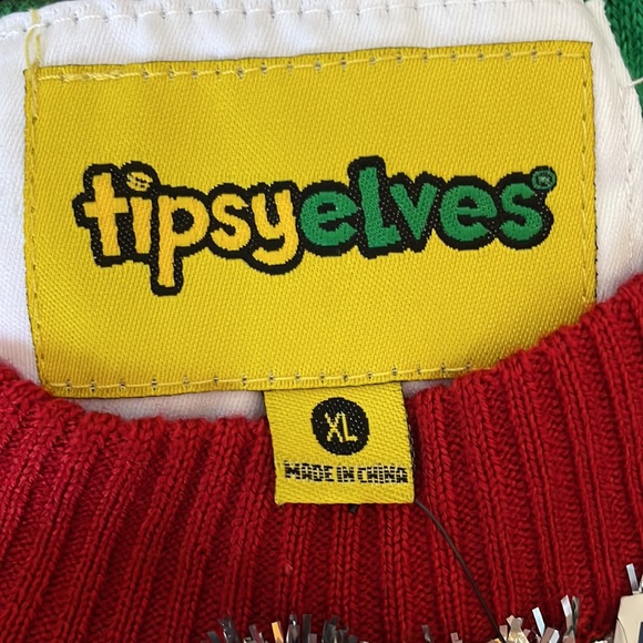 NWT tipsy elves Sweater XL - Picture 3 of 3